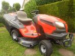 Husqvarna zitmaaier met Kawasaki motor 129 H., Ophalen, Zo goed als nieuw, 90 tot 120 cm, Opvangbak
