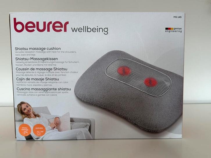 Breuer Shiatsu massagekussen, Sports & Fitness, Produits de massage, Comme neuf, Chaise de massage ou Coussin, Enlèvement ou Envoi