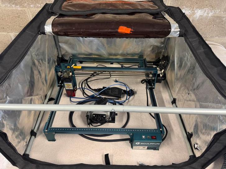 Sculpfun S10 lasercutter set, Doe-het-zelf en Bouw, Gereedschap | Overige machines, Gebruikt, Ophalen