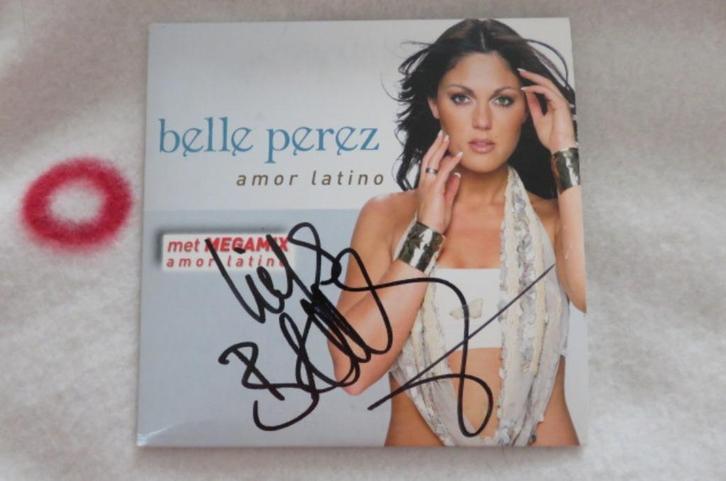 CD Single: Belle Perez - Amor Latino -- getekend, CD & DVD, CD Singles, Comme neuf, Latino et Salsa, 1 single, Enlèvement ou Envoi