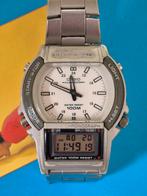 Vintage horloge Casio ana-digi, aw-61, zeldzaam verzameling, Overige merken, Staal, Met bandje, Verzenden
