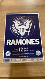 Concert poster Ramones 102 op 72 cm, Gebruikt, Ophalen of Verzenden, Muziek