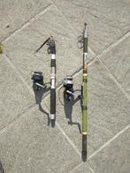 Deux Lignes avec Moulins + Articles, Enlèvement ou Envoi, Utilisé, Canne à pêche complète