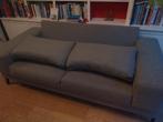 Canapé gris 2,5 places, Huis en Inrichting, Ophalen, Tweepersoons, 75 tot 100 cm, Zo goed als nieuw