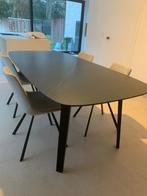 Eettafel bootvorm 220x105 met gratis 4 stoelen juntoo, Ophalen, Zo goed als nieuw