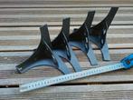 Vier zeer stevige stalen meubelpoten van 13 - 15 cm, Ophalen of Verzenden, Nieuw, 250 mm of meer, Overige typen