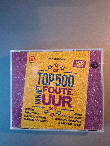 6cd box. Top 500 van het foute uur. Nieuw in verpakking.  beschikbaar voor biedingen