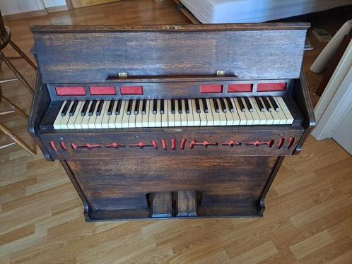 Traporgel / Harmonium van  Joris uit Hasselt  +/- 120j, Muziek en Instrumenten, Orgels, Gebruikt, Harmonium, 1 klavier, Ophalen
