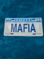 Amerikaans USA metalen bord 'maffia' 1994, Ophalen, Gebruikt