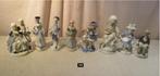 Belle fête de 8 vieilles statues en porcelaine avec des pers, Comme neuf, Humain, Enlèvement ou Envoi