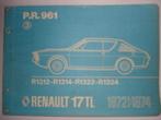 Renault 17 TL 1972/1973/1974 Onderdelen catalogus spare part, Verzenden