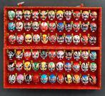 Chinese miniatuur opera masker set Bei Jing China., Ophalen of Verzenden