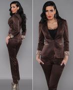 Dames Business Blazer Bruin, Maat 38/40 (M), Bruin, Nieuw, Ophalen of Verzenden
