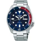 Seiko 5 sports *Pepsi SRPD53K1 ( nieuwstaat ), Handtassen en Accessoires, Horloges | Heren, Staal, Nieuw, Ophalen of Verzenden