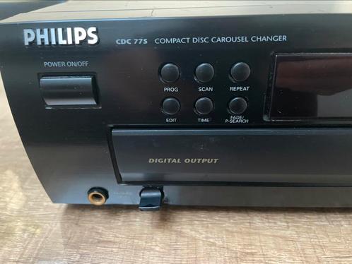 cd speler voor 5 Cd's -  Wisselaar - Philips CDC775 ., Audio, Tv en Foto, Cd-spelers, Gebruikt, Philips, Wisselaar, Ophalen of Verzenden