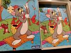 Houten puzzel met "Tom &Jerry" motief, Verzamelen, Ophalen of Verzenden, Zo goed als nieuw