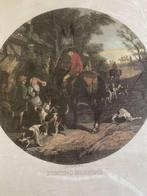 Cadre Edward Gilbert Herster, Antiek en Kunst, Kunst | Etsen en Gravures