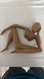 Houten beeld de dromer ( 25x 25 cm ), Ophalen of Verzenden
