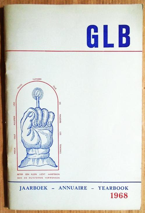 GLB, Annuaire de la Grande Loge de Belgique, 1968 - 88p., Boeken, Esoterie en Spiritualiteit, Gelezen, Achtergrond en Informatie