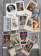 Lot antieke bidprentjes., Ophalen of Verzenden
