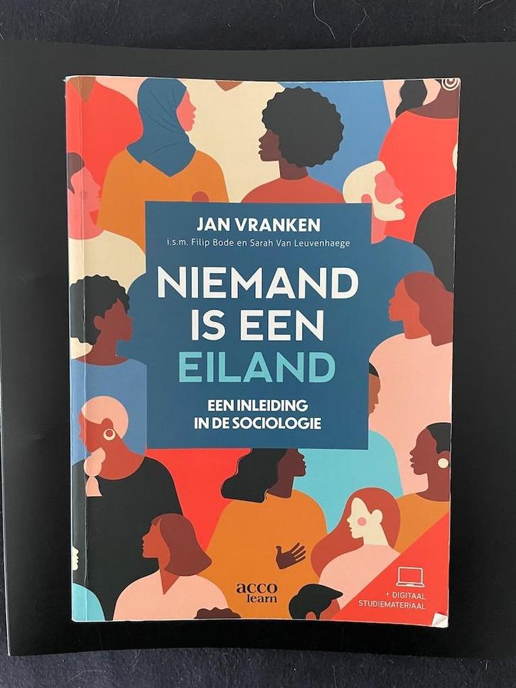 Niemand is een eiland - Jan Vranken, Boeken, Studieboeken en Cursussen, Nieuw, Hoger Onderwijs, Ophalen