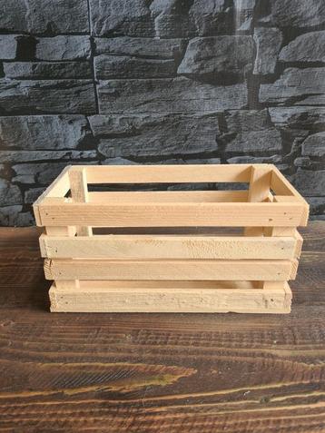  Decoratieve kistjes / Appelkistjes – Naturel beschikbaar voor biedingen