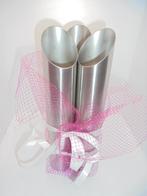 WAXINELICHTEN 3 DLG SET RVS CM 24 cm Nieuw, Ophalen of Verzenden, Nieuw