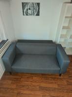 Grijze stoffen zetel Jysk, Huis en Inrichting, Ophalen, Kunststof, 150 tot 200 cm, Tweepersoons