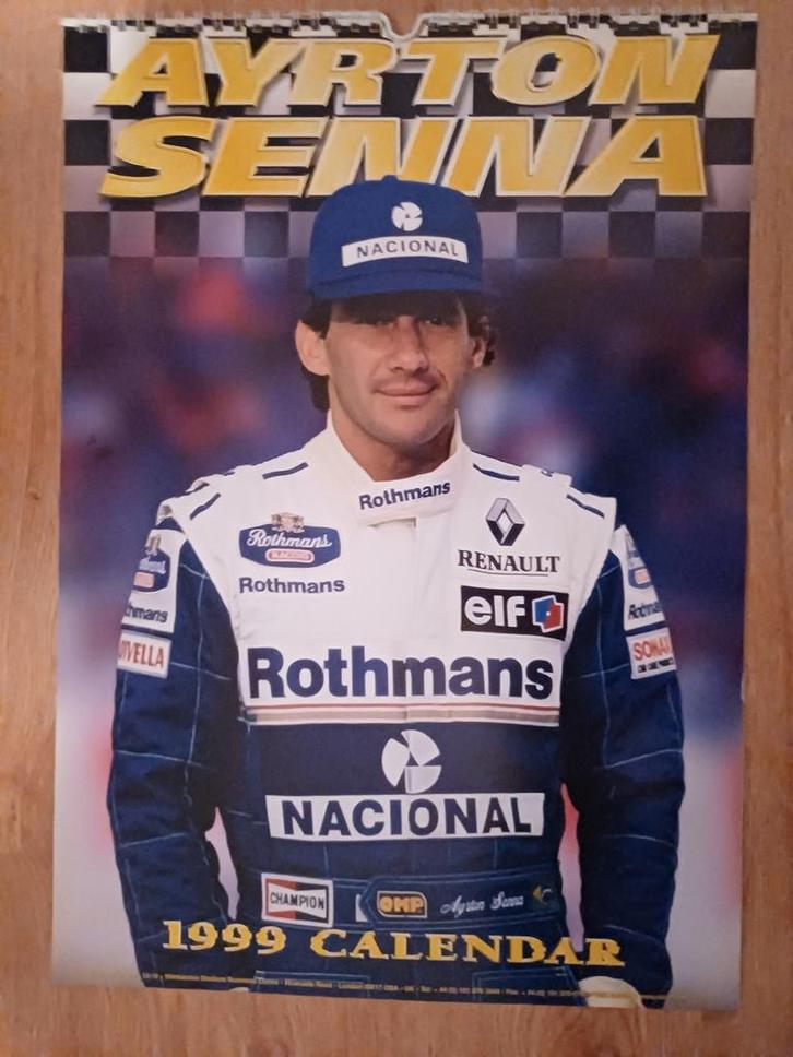 Kalender Ayrton Senna 1999, Boeken, Sportboeken, Ophalen of Verzenden