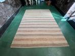 Groot geweven tapijt 2m38 x 1m66 met neutrale tinten, Ophalen, 150 tot 200 cm, 200 cm of meer, Bohemian