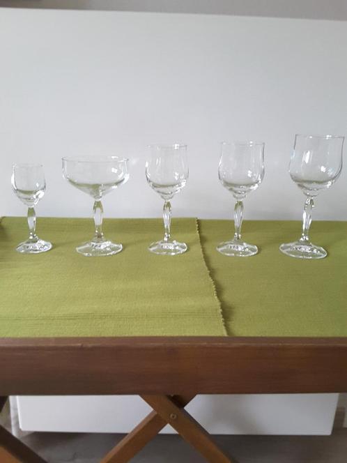 Kristallen glazen Zwiesel   74stuks, Antiek en Kunst, Antiek | Glaswerk en Kristal, Ophalen