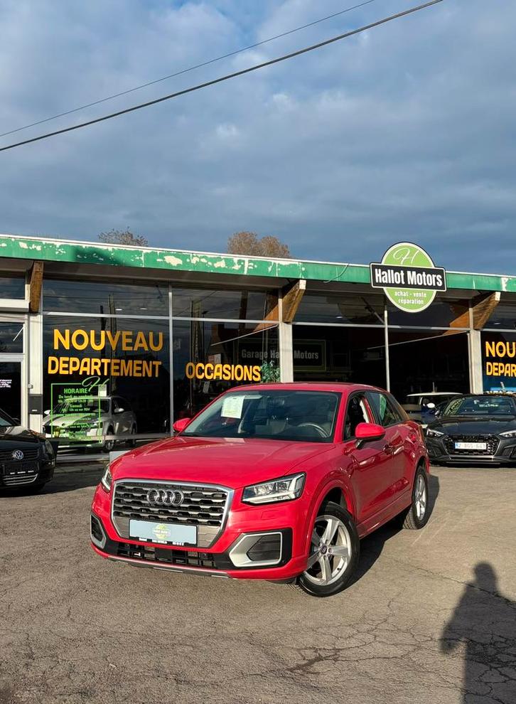 Audi Q2 2019, Auto's, Audi, Particulier, Q2, Bluetooth, Benzine, Handgeschakeld, Rood, Leder, Ophalen