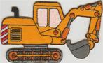 Graafmachine stoffen opstrijk patch embleem #3, Verzenden, Nieuw