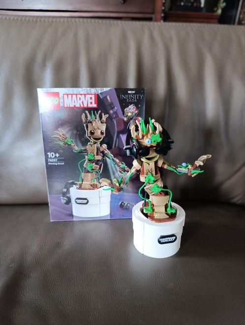 LEGO Marvel Dancing Groot, Kinderen en Baby's, Speelgoed | Duplo en Lego, Zo goed als nieuw, Lego, Ophalen of Verzenden