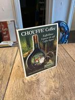 Chouffe coffee tafel reclame PVC Rubbens, Ophalen of Verzenden, Zo goed als nieuw, Reclamebord, Plaat of Schild, Overige merken