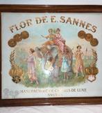 Ancienne affiche Manufacture de cigares de luxe. ANVERS, Collections, Enlèvement