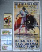 UNIEK: vintage corrida reclameposter 1972 - 3x GESIGNEERD!, Verzamelen, Ophalen of Verzenden, Zo goed als nieuw