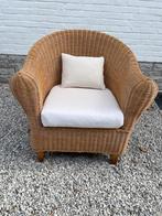Rotan fauteuil, Huis en Inrichting, Ophalen, Gebruikt, Minder dan 75 cm, Riet of Rotan