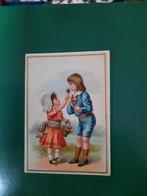 oude chromo litho ca 1900 kinderen, Gebruikt, Ophalen of Verzenden, Voor 1940, Prent