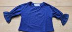 Kort blauw T-shirt (cropped) - Fracomina - maat 8 j (128), Gebruikt, Meisje, Fracomina, Ophalen of Verzenden