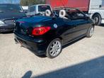 Peugeot 206cc airco leder gekeurd blanco, Voorwielaandrijving, Euro 6, Cabriolet, Zwart