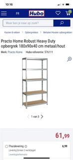 3 opbergrekken kliksysteem incl planken, Ophalen, Gebruikt, Overige typen