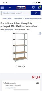 6 opbergrekken kliksysteem incl planken, Enlèvement, Utilisé, Autres types