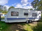 Mooie caravan hobby 650 kfu met stapelbed, Caravans en Kamperen, Particulier, Mover, Hobby