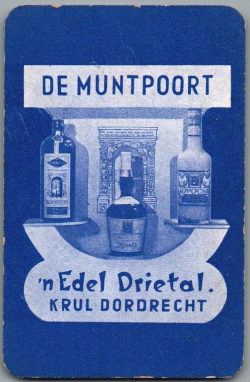speelkaart - LK12810 - De Muntpoort, Verzamelen, Speelkaarten, Jokers en Kwartetten, Zo goed als nieuw, Speelkaart(en), Verzenden