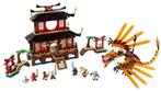 Lego Ninjago Fire temple 2507, Ophalen of Verzenden, Zo goed als nieuw, Complete set, Lego