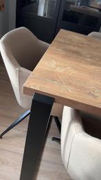 houten eettafel, Huis en Inrichting, Tafels | Eettafels, Ophalen, 100 tot 150 cm, 200 cm of meer, Zo goed als nieuw