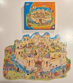 Gegolvde puzzel - Kasteel : 65cm x 45cm - 80 stukken, Ophalen, Zo goed als nieuw