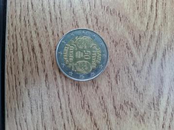 Zeldzame €2, Postzegels en Munten, Ophalen of Verzenden, België, 2 cent, Losse munt