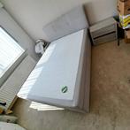 Beige boxspring, Huis en Inrichting, Slaapkamer | Boxsprings, Ophalen, Gebruikt, Beige, 140 cm